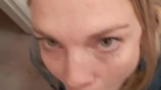 Blonde Gags and Drools POV BBC BJ