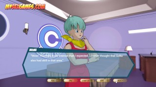 Dragon Ballz - Goku and Vegeta DP fuck with Bulma