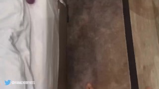 TEEN TAKE HUGE MASSIVE DILDO IN THE ASS part 2