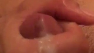 Slowmo shower cumshot from fleshlight 