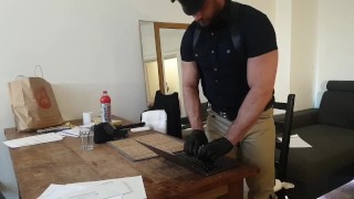 PREVIEW Fetish webcam - Paul Europe in Rubber, Leather, Police, in the bath