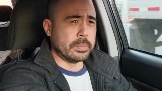 Smoking in the car after dropping Button off at Dulles 