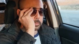 Smoking in the car after dropping Button off at Dulles 