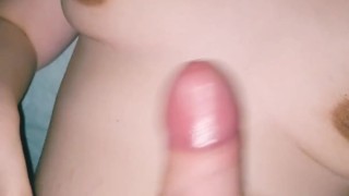 Teen loves making big dick cum