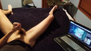 Jerking off while my familiy is outside my room