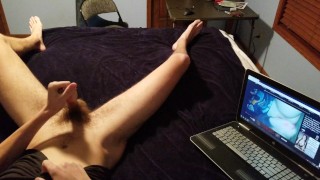 Jerking off while my familiy is outside my room
