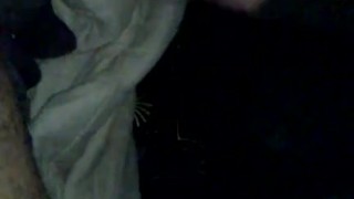 Stroking my long hard dick