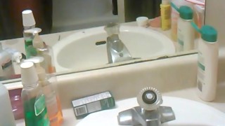 Rubbing my long rock hard pipe