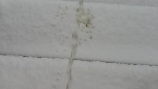 Good Morning Distance Piss Into Fresh Snow