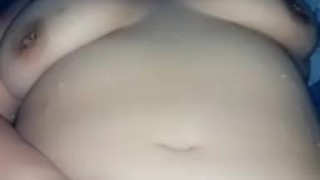 Chubby milf solo vibrator play with snapchat filter