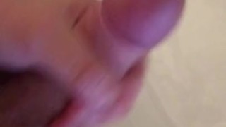 Teen masturbates and cums in sink