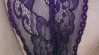 More panty pissing in the chair