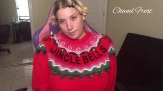 Bouncing My Huge Swollen Tits In My XXXMAS Sweater!