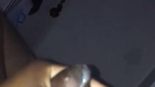 Beating my dick until I cum All over myself