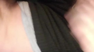 Long haired guy masturbates, talks dirty, fingers ass, and self-facials ;)