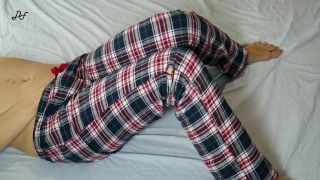 Real Female Orgasm, Crossed Legs In Plaid Pants ~DirtyFamily~