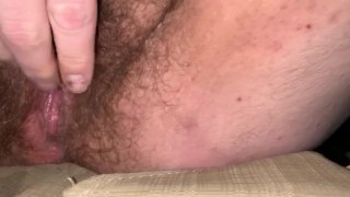 back at it with exposing the beer-can stuffed in my cunt out on my balcony!