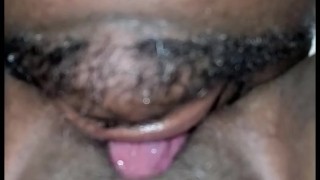 ASMR BHM eats and tongue fucks ebony BBW pussy and asshole pt1
