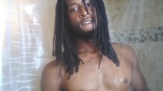 DominicaKing Shower Tease