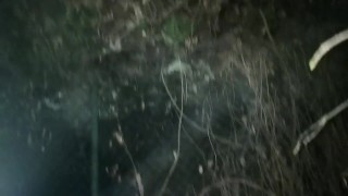 Middle eastern twink cums through a fence - He fucks a fence outdoor !!