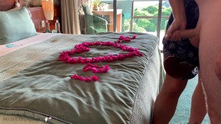 honeymoon bride fucked in paradise island