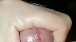 Me stroking. Huge cumshot