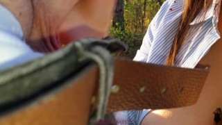 He cum on my boobs in park - Nicky Mist