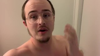 Moaning Male Cumslut Continuous Self Facial Orgasms! 