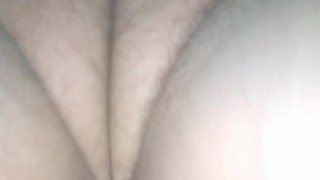 quickie with cumshot inside hairy pussy