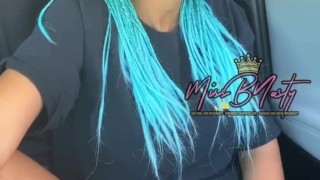 MissBNasty horny and hungry in the drive thru