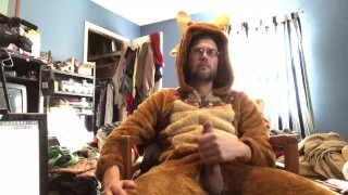 Holiday reindeer cosplay