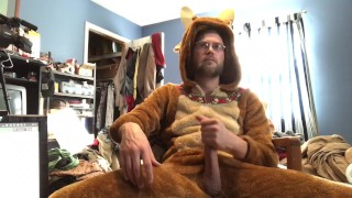 Holiday reindeer cosplay