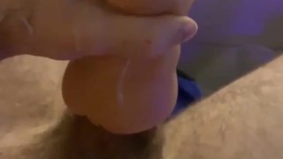 Intense Orgasm with Thick White Cum