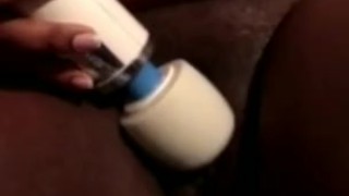 Magic wand orgasm