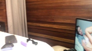Young Nympho Caught Masturbating, Fucked and Creampied By BBC
