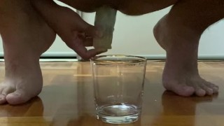 Drinking prostate milking