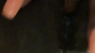 BLACK PHAT PUSSY CUMMING