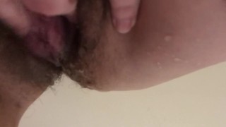 Hairy pussy piss POV #2