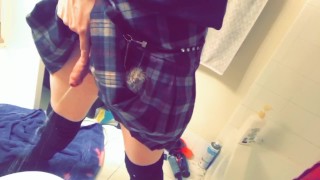 Peeing in my skirt 