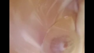 Shower tease. 