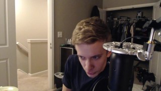 Stepbro eats pizza after being sucked dry by stepsis (Gone sexual!)