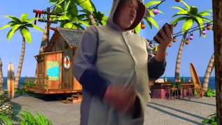 Furry Character Public Masturbation