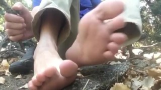Airing out my feet 