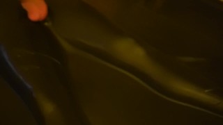 Straight guy in rubber vac bed Pt.1