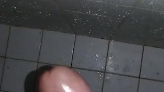 Quick cum in the shower 
