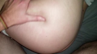 Boyfriend fucks me and cums on my ass