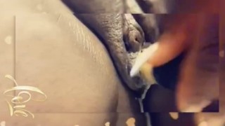 Watchin daddy stroke his dick 