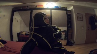 Doll in Self Blowup Cyborg suit