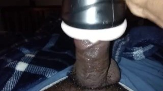 Bbc Masturbation with big cumshot 