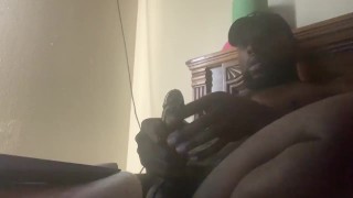 BBC Stroking Solo, Edging, Pre-Cumming With Window Open